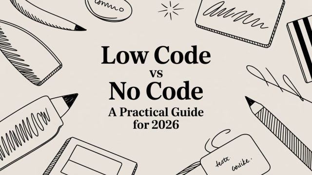 Low Code vs No Code A Practical Guide for 2026
