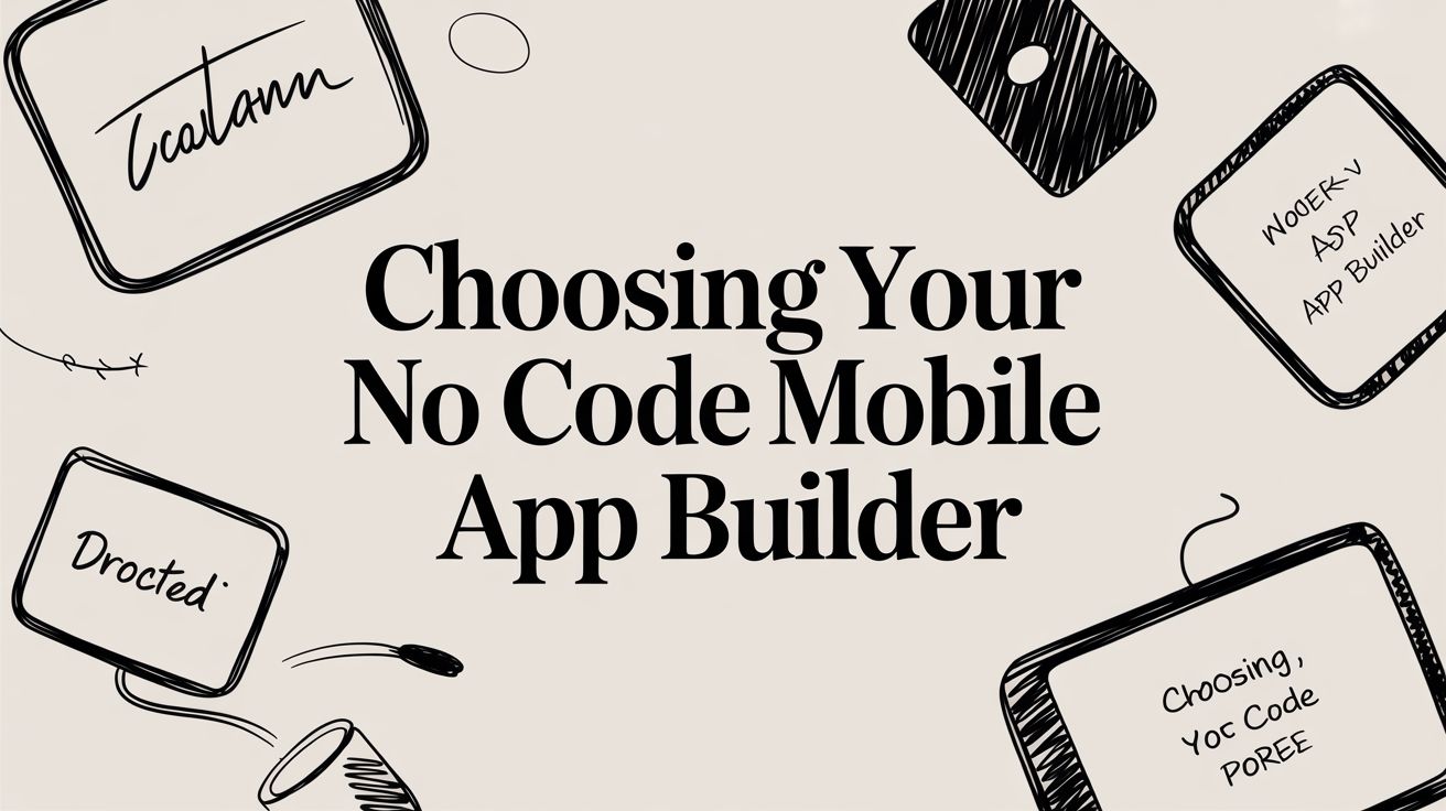 Choosing Your No Code Mobile App Builder