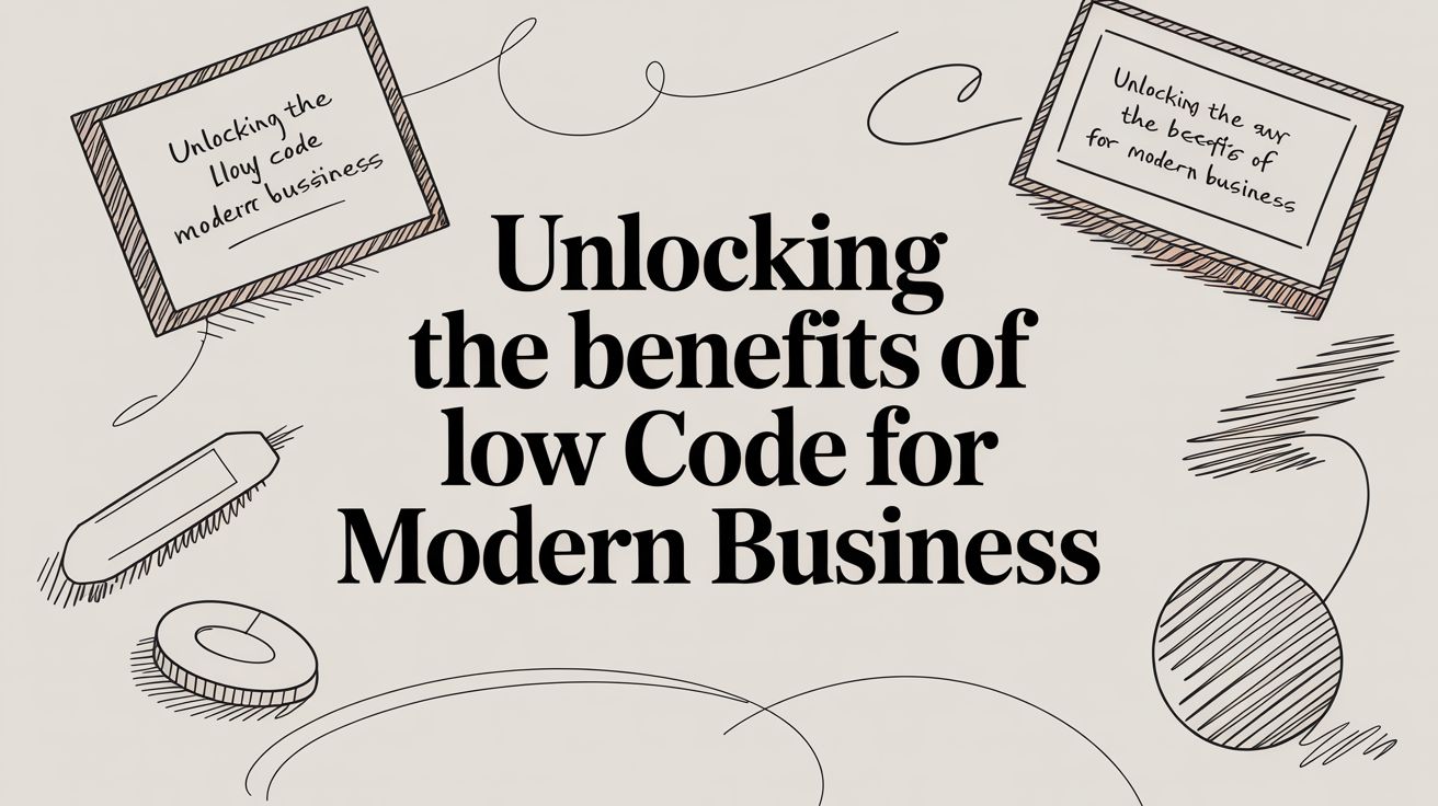 Unlocking the Benefits of Low Code for Modern Business