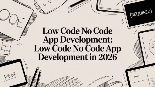 Low Code No Code App Development: low code no code app development in 2026