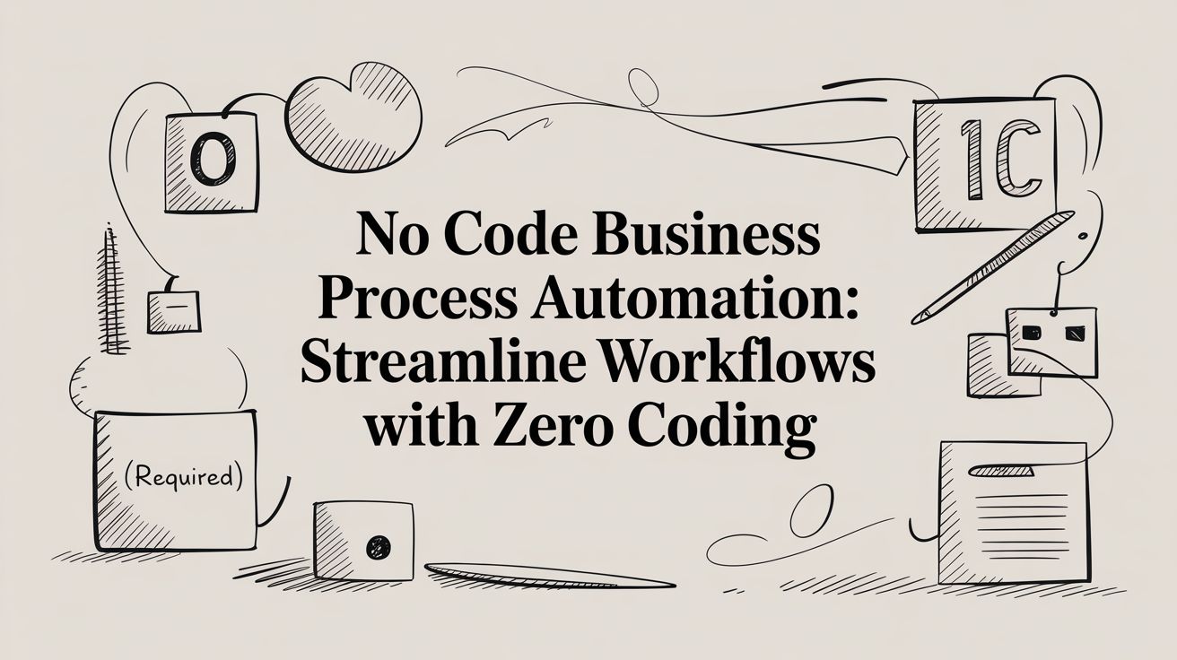 No code business process automation: Streamline workflows with zero coding
