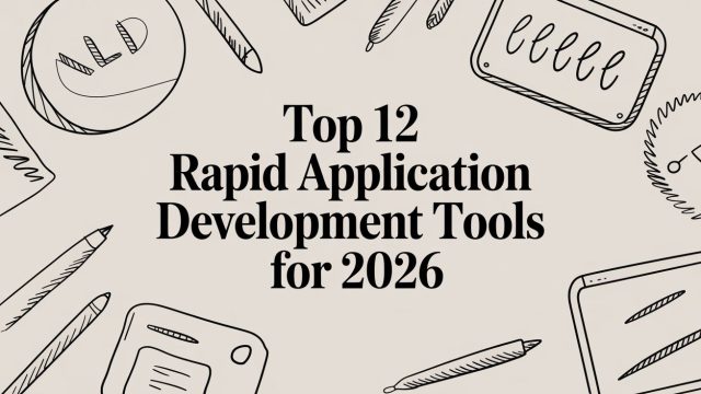Top 12 Rapid Application Development Tools for 2026