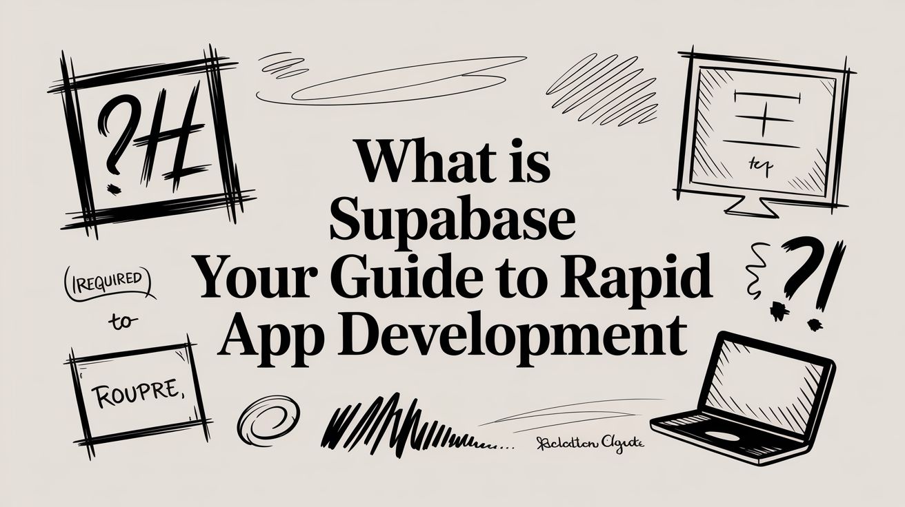 What Is Supabase Your Guide to Rapid App Development