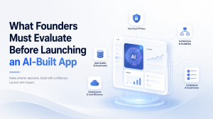 What Founders Must Evaluate Before Launching an AI-Built App