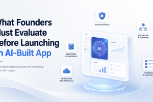 What Founders Must Evaluate Before Launching an AI-Built App