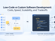 Low-Code vs Custom Software Development: Cost & Scalability