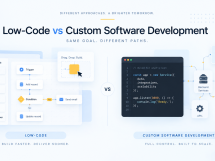Low-Code vs Custom Software Development: Enterprise Guide