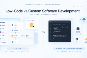 Low-Code vs Custom Software Development: Enterprise Guide