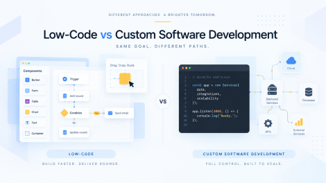 Low-Code vs Custom Software Development: Enterprise Guide
